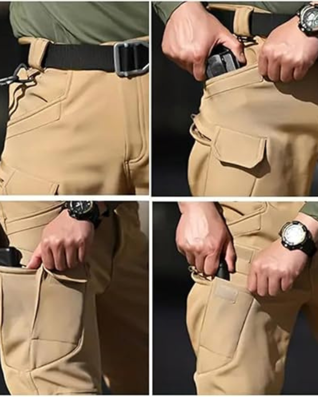 Calça Masculina Impermeável com Forro de Fleece