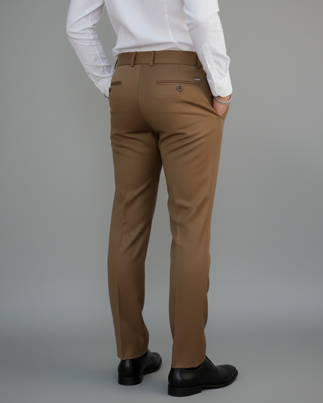 Calças justas elásticas para homem