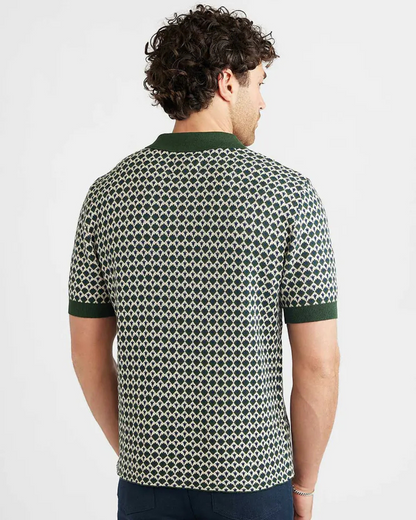 Camisa de Malha com Padrão Geométrico para Homem (OFERTA 2X1)