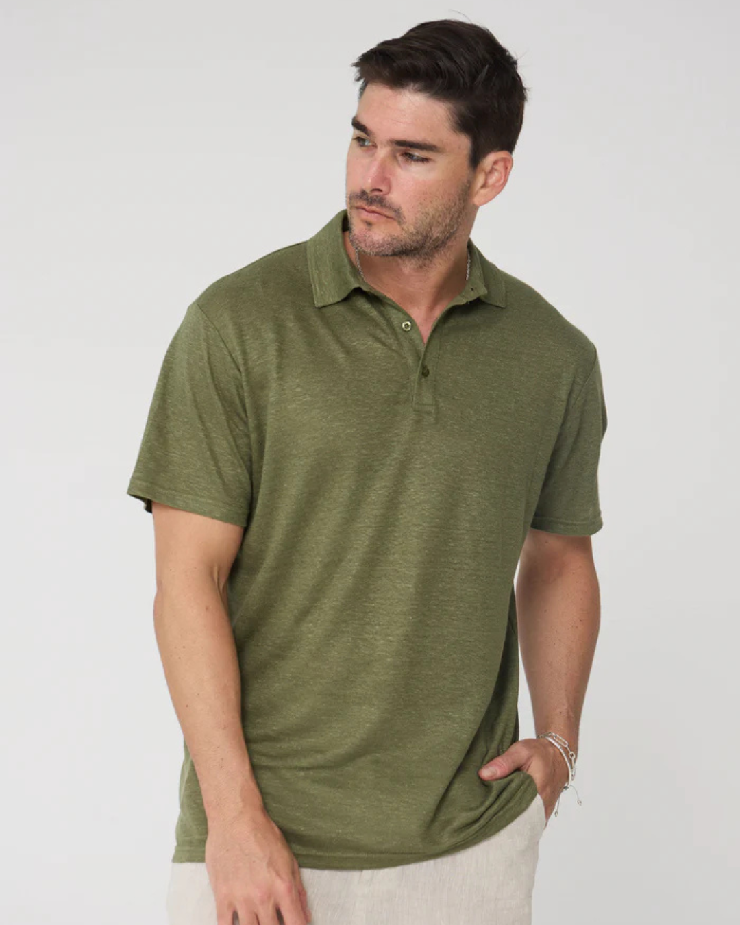 Camisa Casual de Linho com Tecido Respirável e Fresco para Homem (OFERTA 2X1)