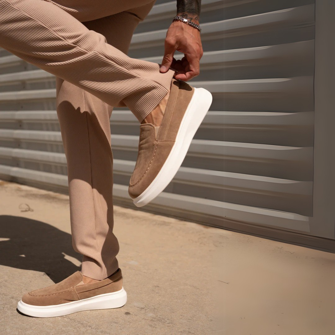 Mocassins de Camurça Elegantes para Homem