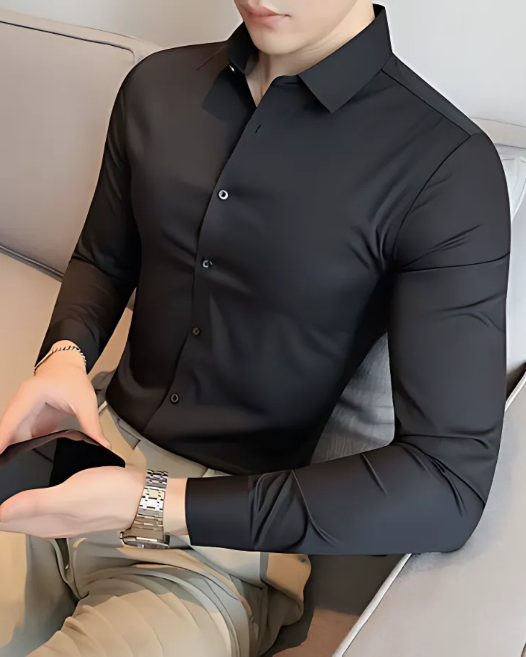 Camisa para Homem com um Estilo Moderno e Elegante