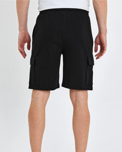 Bermudas elásticas com bolsos