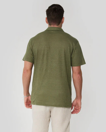 Camisa Casual de Linho com Tecido Respirável e Fresco para Homem (OFERTA 2X1)