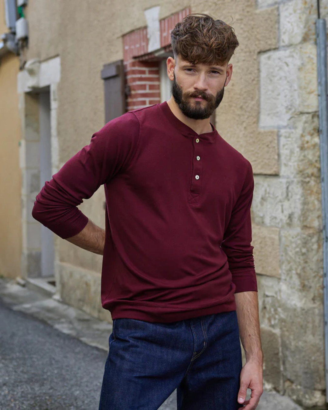 Camiseta de Manga Comprida para Homem (OFERTA 2X1)