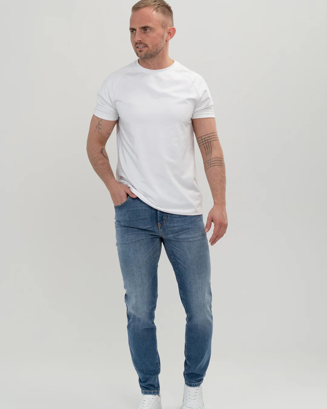 Jeans Clásico Azul Auténtico para Todos os Dias