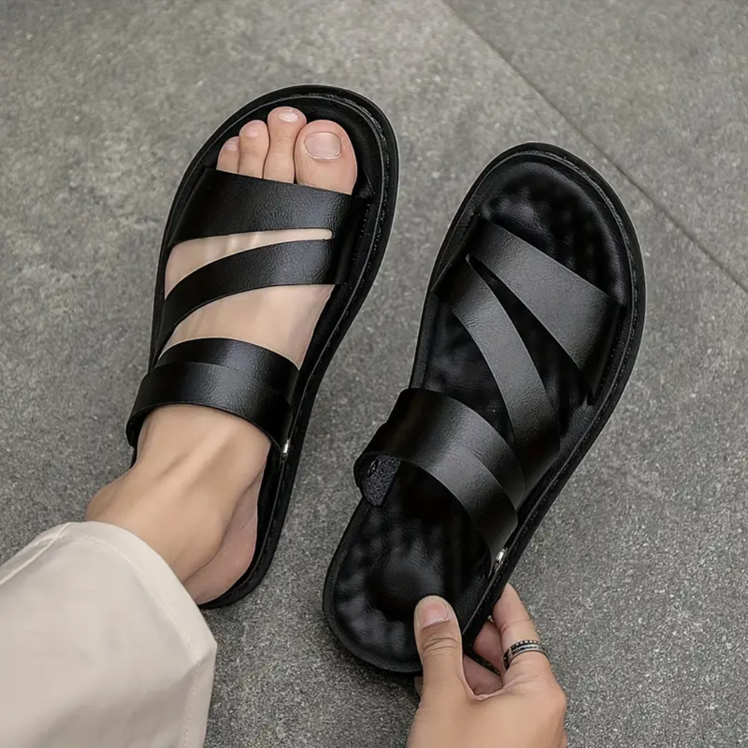 Sandálias com sola ergonómica e antiderrapante para homem
