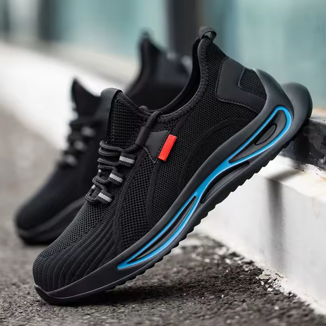 Sapatos de Segurança com Biqueira de Aço e Resistentes ao Impacto para Homem