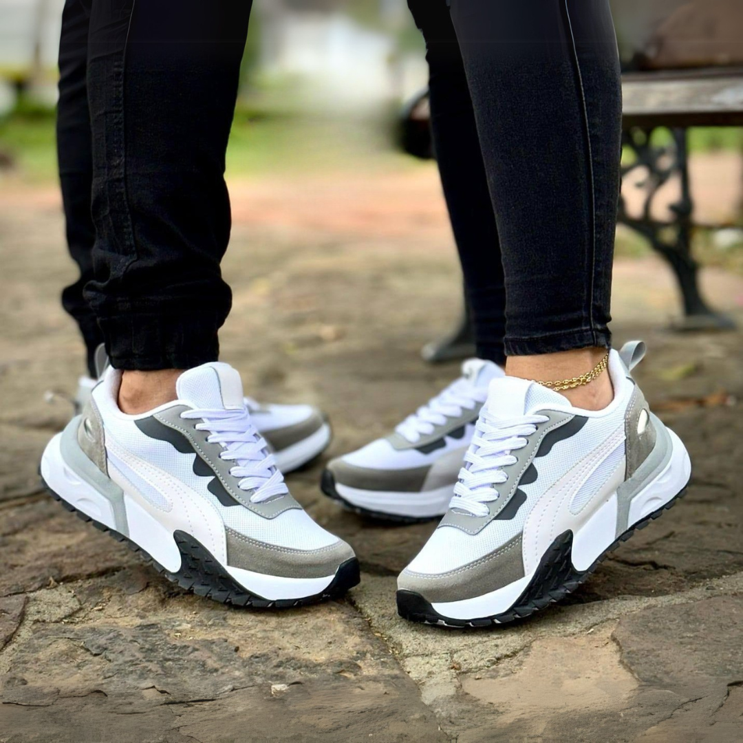 Sapato clássico com sola unissexo confortável