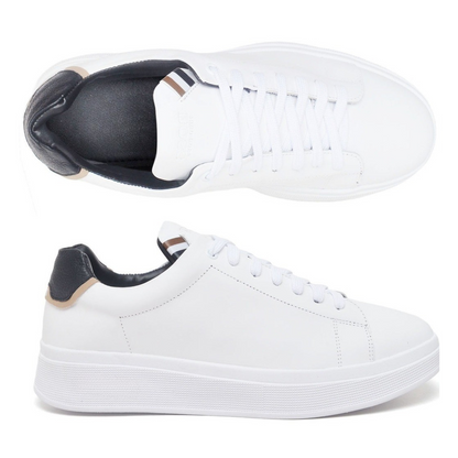 Sapatilhas Brancas com Design Minimalista para Homen
