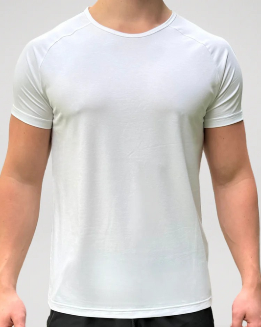 Camisa Clássica para Homem com Gola Redonda e Tecido Respirável