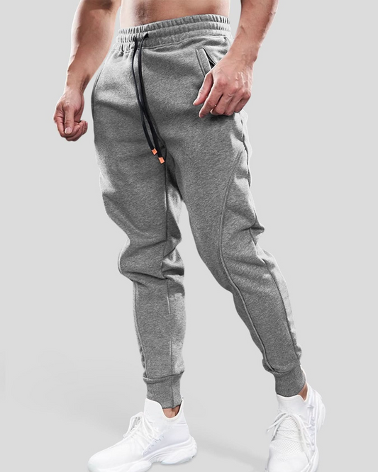 Calças desportivas de algodão para homem