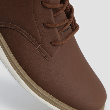 Sapatos de Couro para Homem com Atacadores Ajustáveis