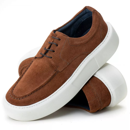 Sapatos ergonómicos casuais para homem com sola ortopédica