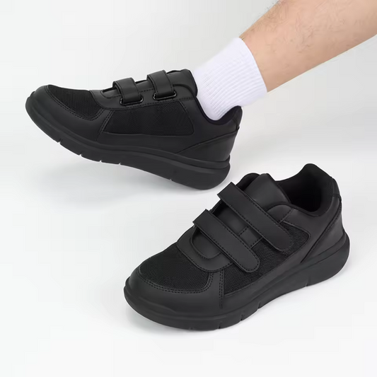 Sapatos desportivos ergonómicos com fechos de gancho e velcro