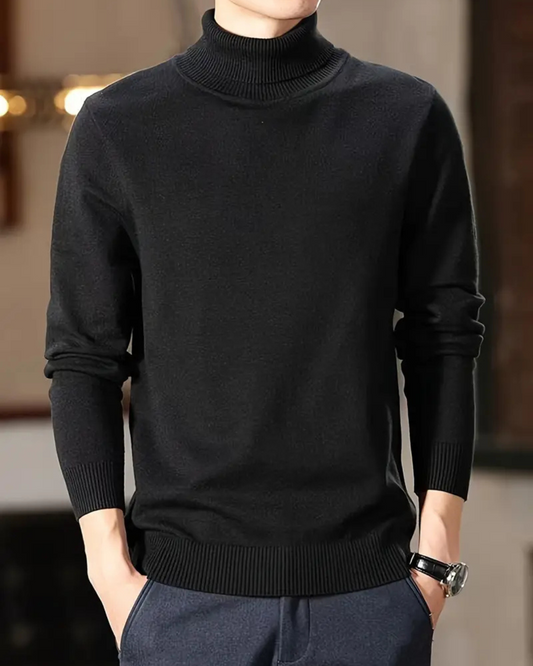 Suéter elegante de caxemira para homem