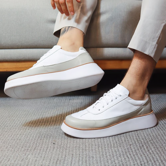 Ténis casuais para homem com sola ortopédica