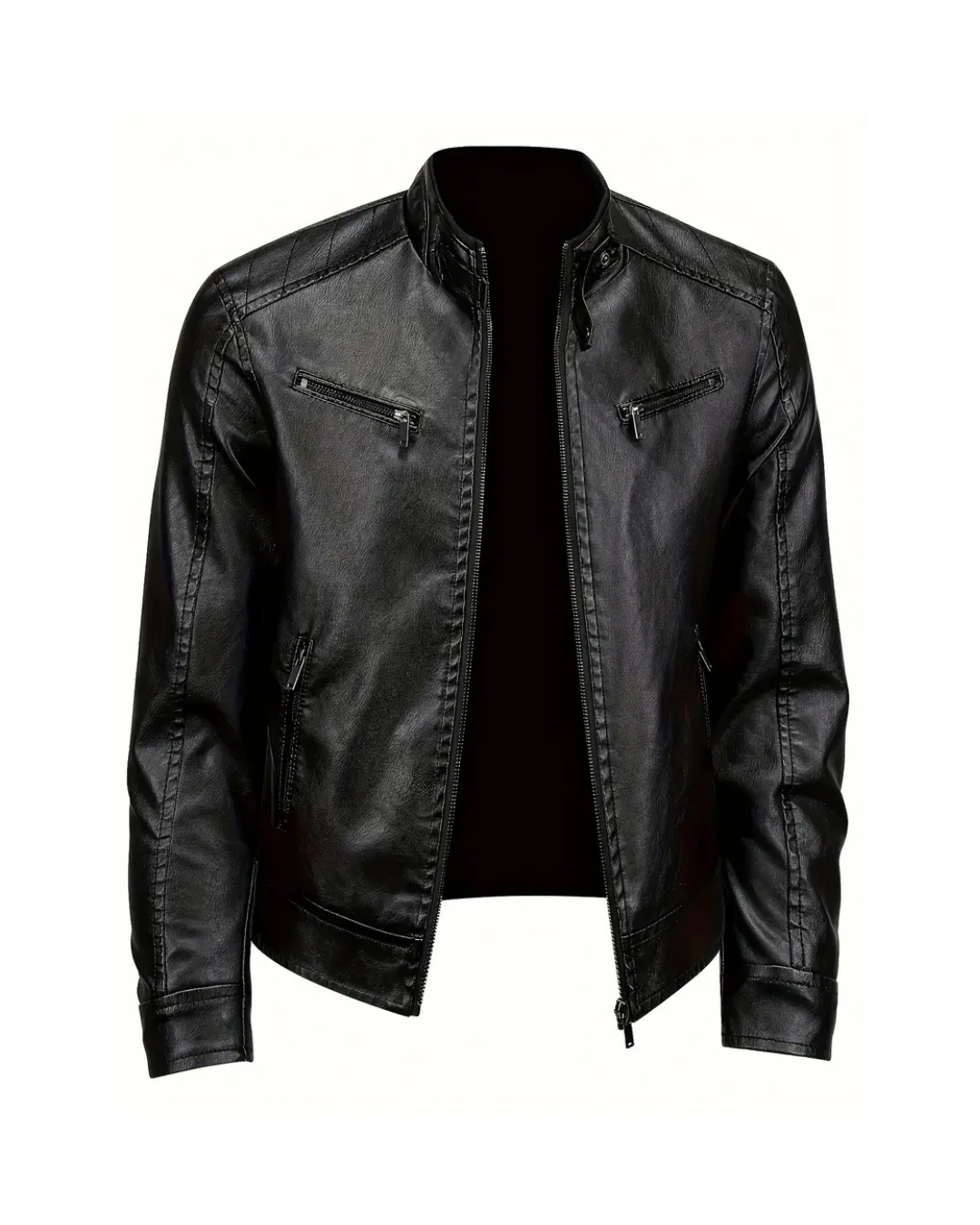 Casaco de couro para homem