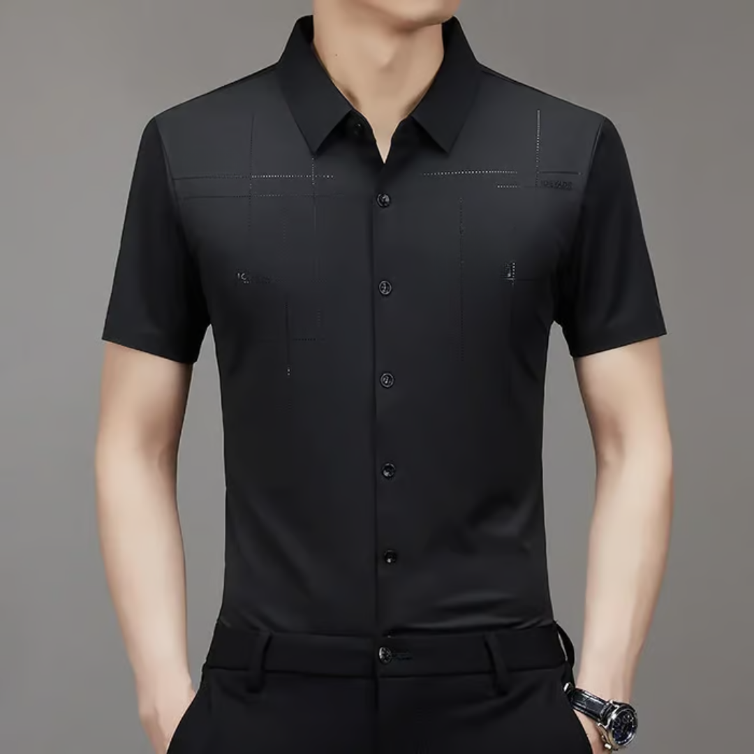 Camisa de Manga Curta para Homem com um Estilo Moderno e Elegante