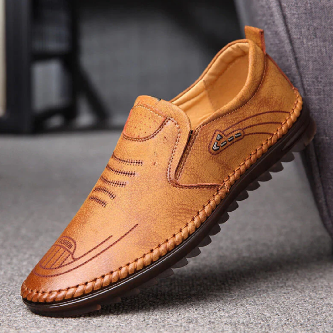Mocasín Masculino Casual em Couro Conforto e Estilo para Todos os Dias