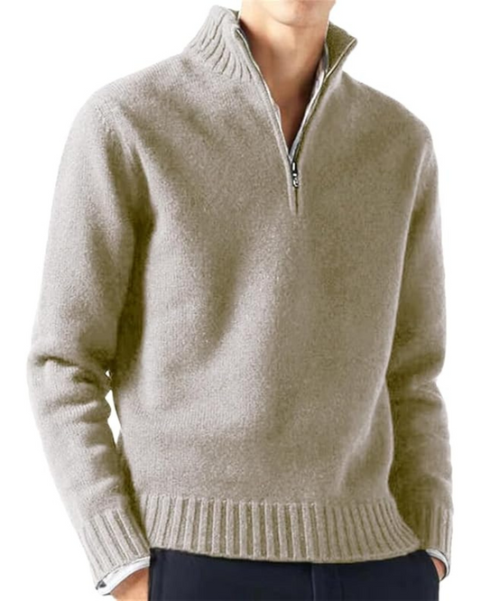 Camisola de lã macia para homem