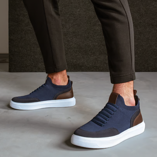 Sapatos casuais para homem com sola ergonómica