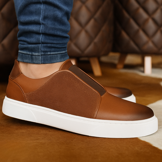 Mocassins casuais para homem com sola ergonómica