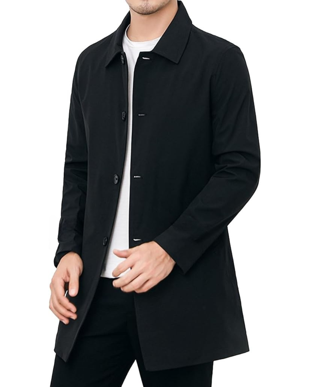 Casaco elegante de caxemira para homem