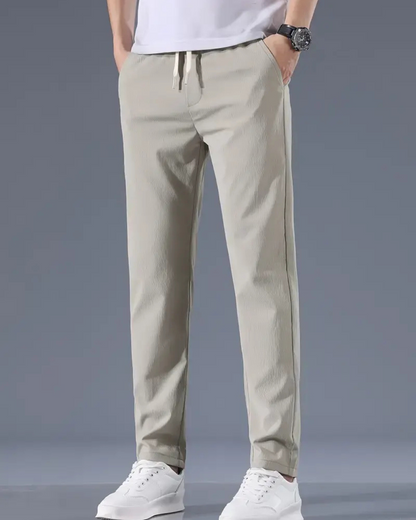 Calça Confortável Masculina com Tecido Antirrugas