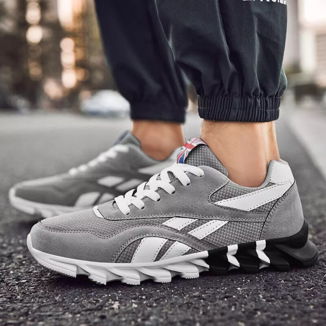 Calçado de homem com sola ortopédica