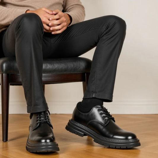 Sapatos Formais de Couro Genuíno para Homem