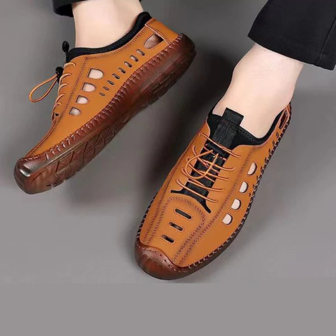 Sapatos Casuais para Homem com Design Respirável e Sola oca Macia