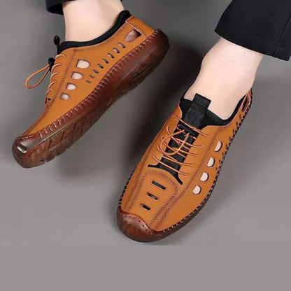 Sapatos Casuais para Homem com Design Respirável e Sola oca Macia