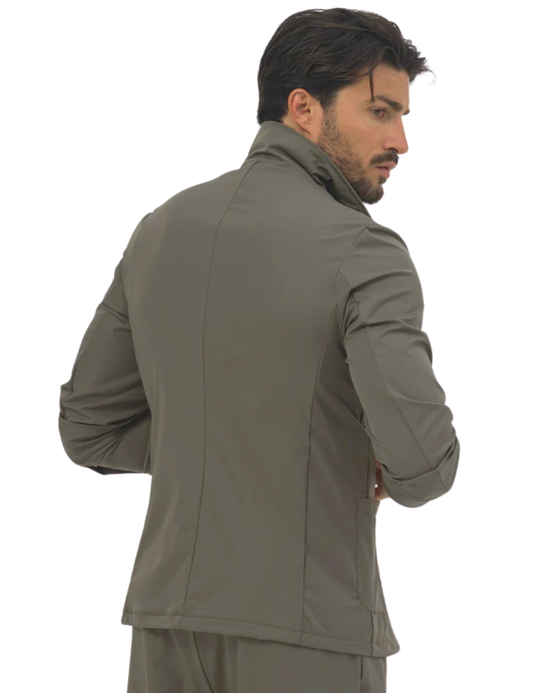 Conjunto de casaco e calças de estilo casual para homem