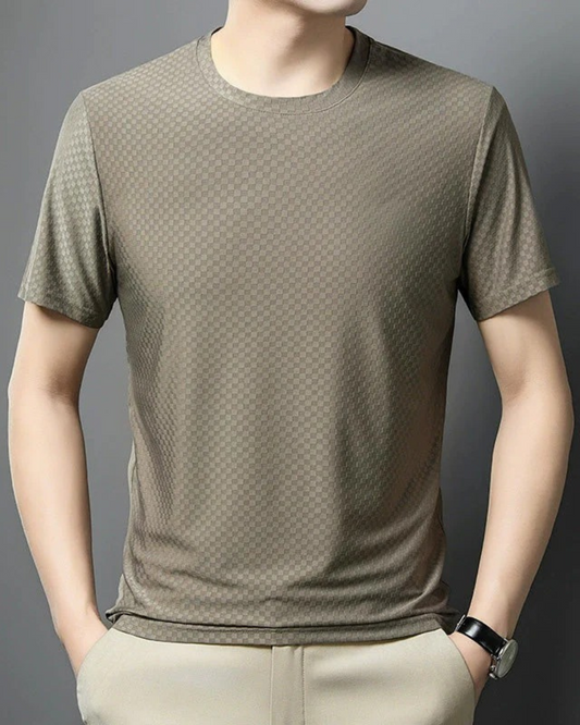 Camisola casual de manga curta para homem