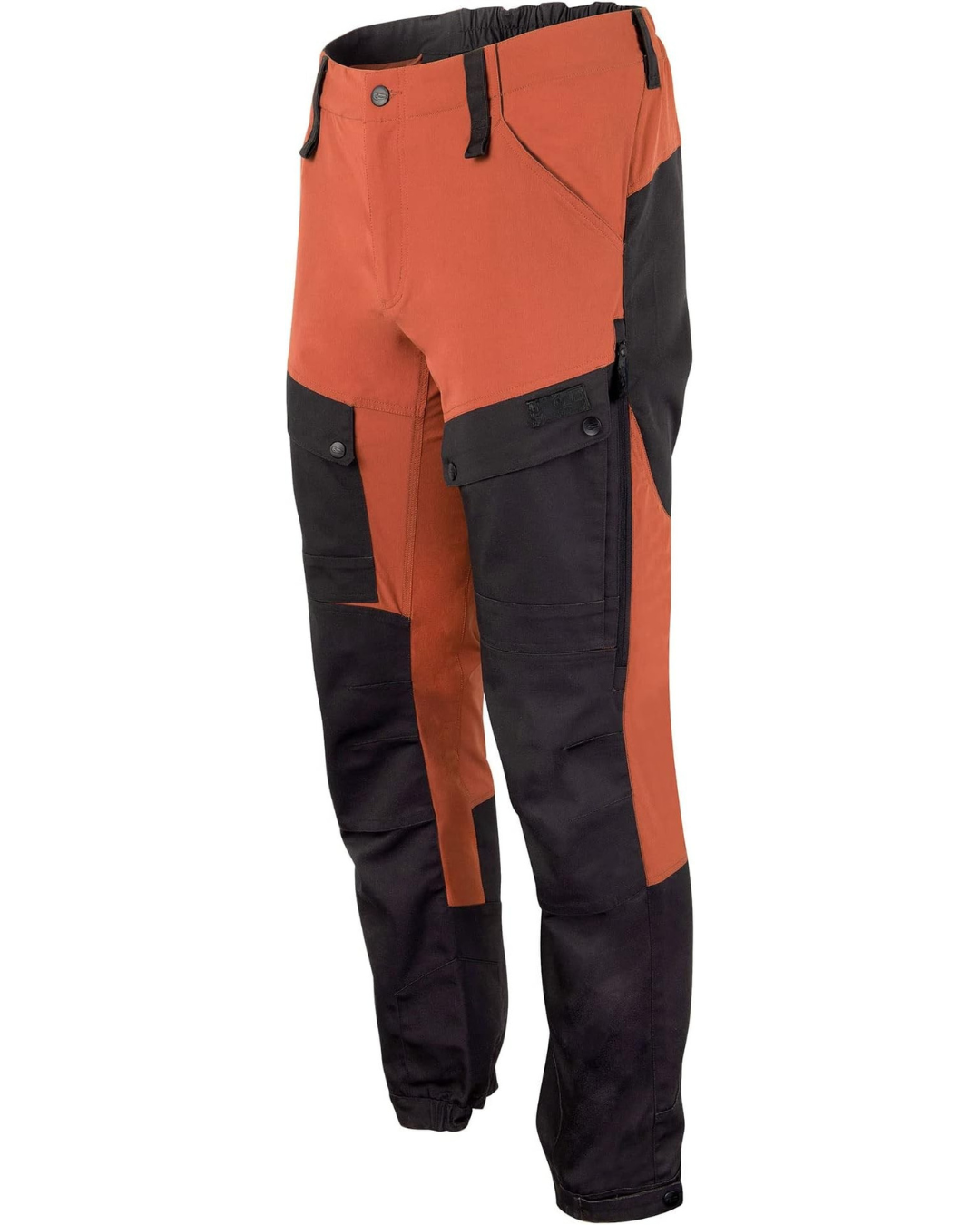 Calças de exterior elásticas com vários bolsos