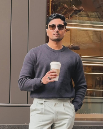 Calças sociais para homem com um corte moderno e elegante