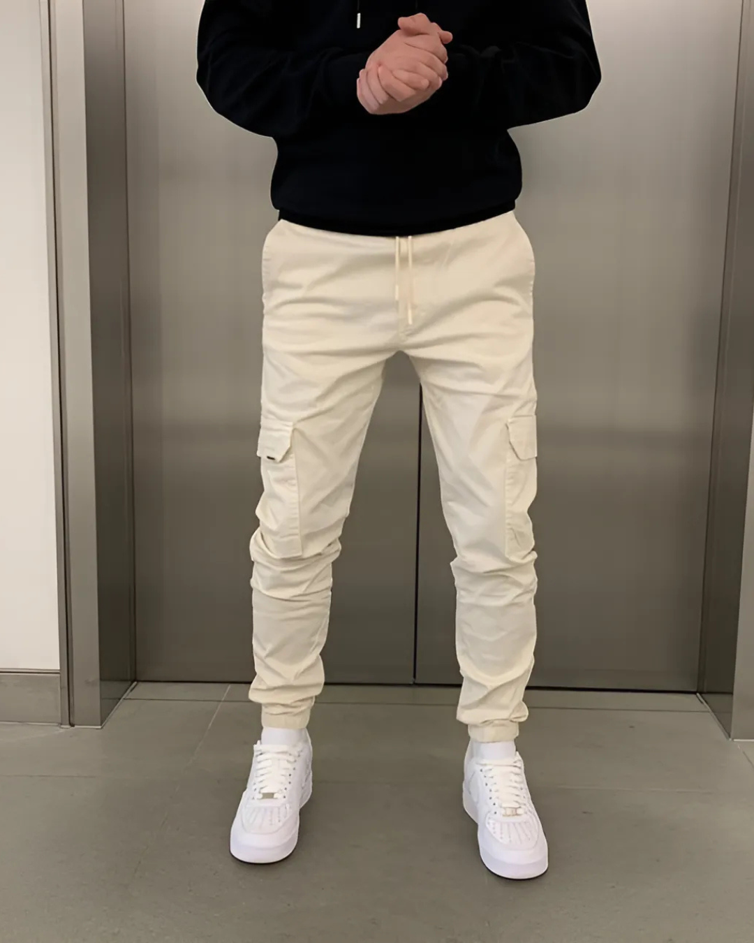 Jogger Cargo Masculino em Algodão Elástico