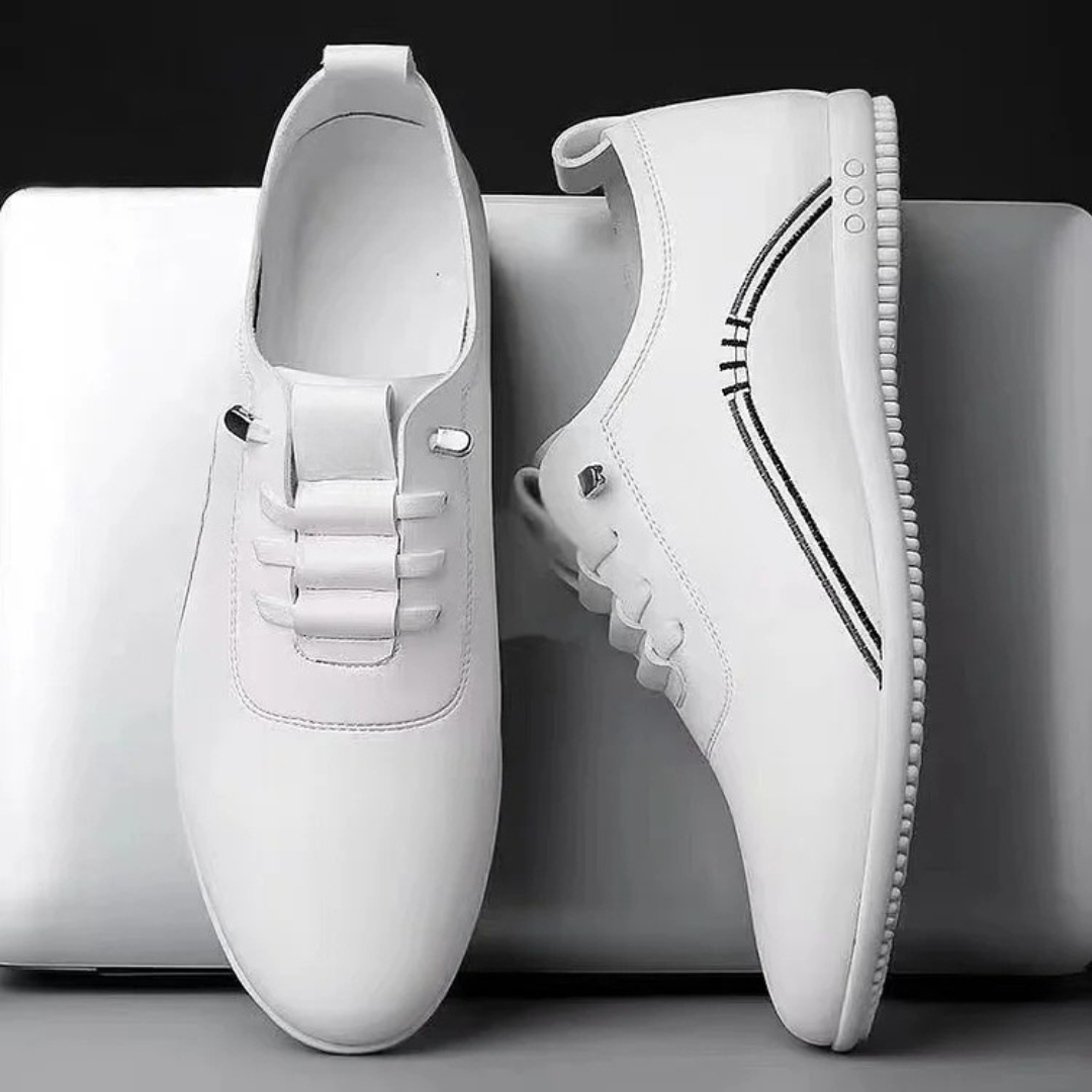 Sapatos de Condução Masculinos em Couro Genuíno Elegância Italiana com Conforto Excecional