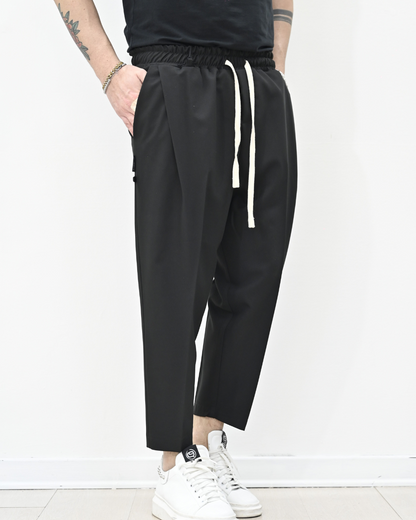 Calças Jogger Largas com Ajuste na Cintura