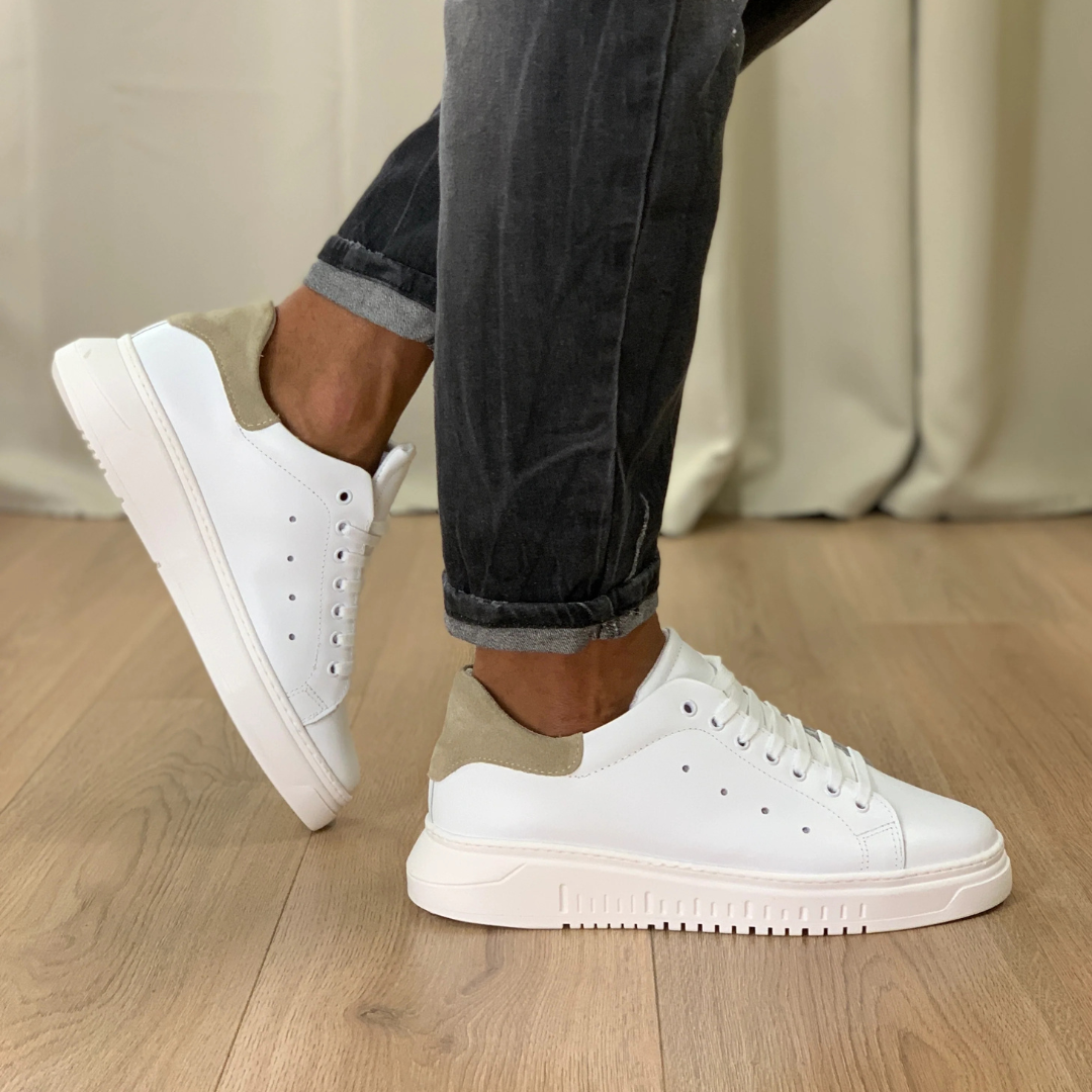 Sapatos de sola plana com estilo urbano para homem