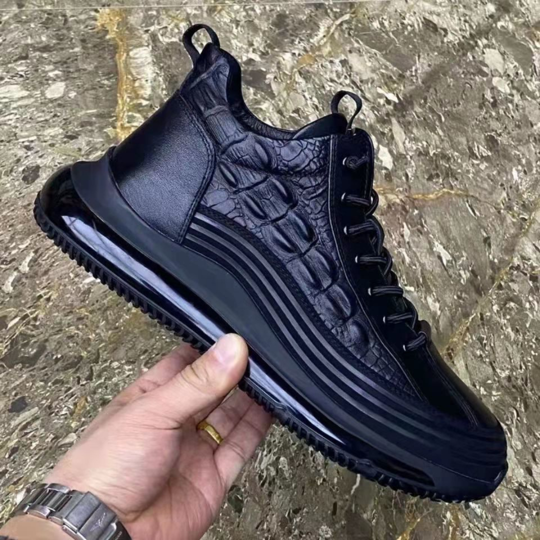 Sapato Casual de Couro Premium para Homem