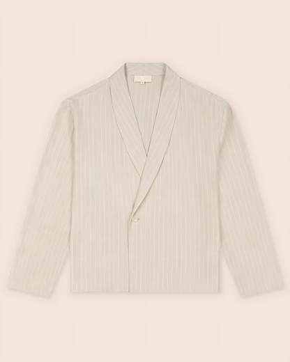 Conjunto casual solto em linho