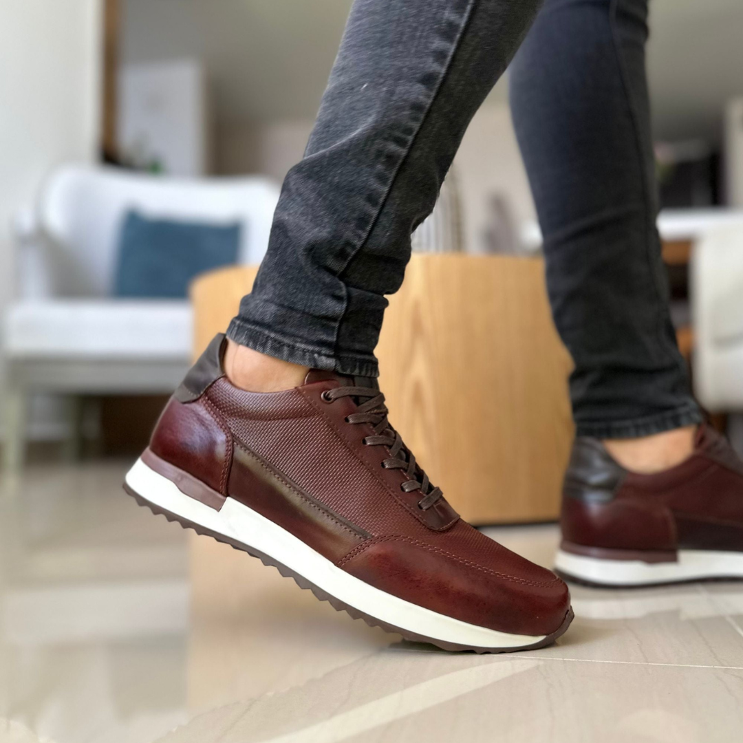 Sapatilhas Urban em Couro Bovino para Homem