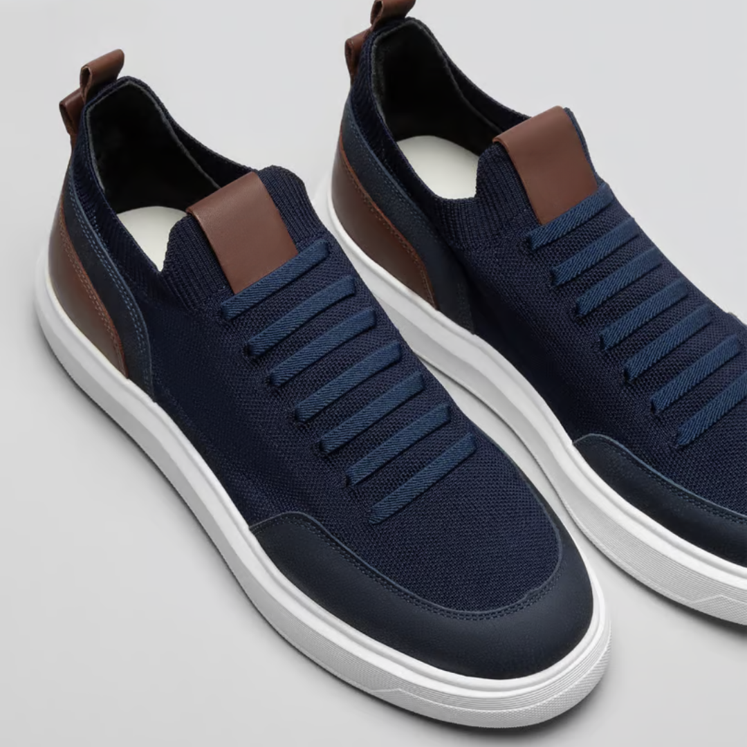 Sapatos casuais para homem com sola ergonómica