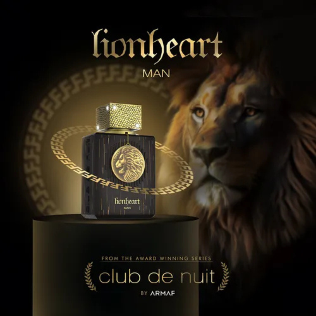 Perfume Club noturno Lionheart Man, 100 ml
