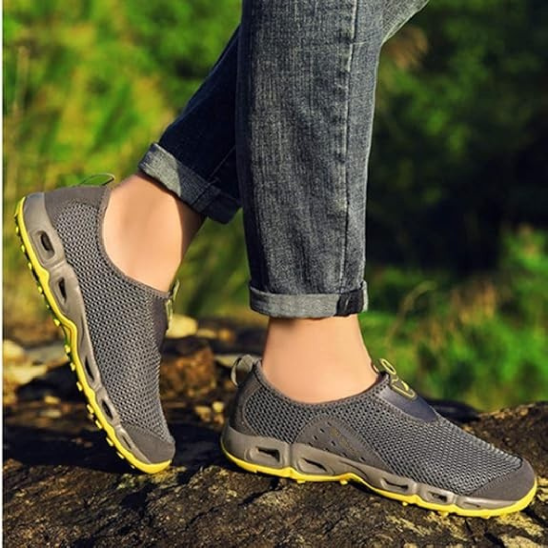 Sapatos ergonómicos e flexíveis para homem