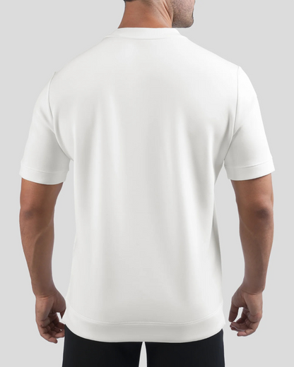 Camiseta de manga curta para homem em algodão