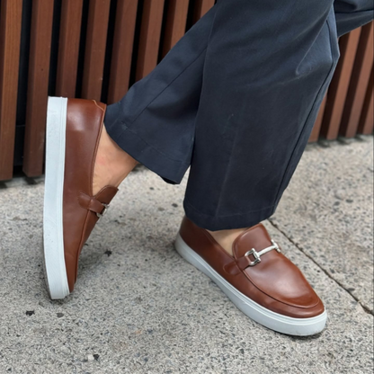 Mocassins Clássicos de Estilo Vintage para Homem