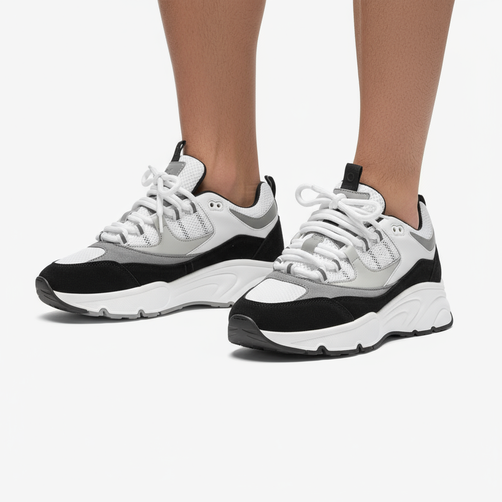 Tênis Moderno de Corrida em Monocromático para homem